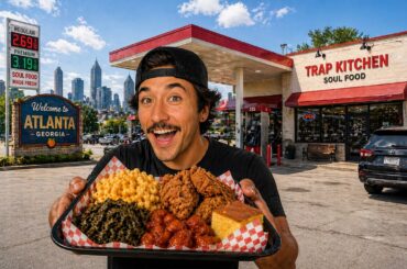 Eating Gas Station Food For 24 Hours in Atlanta