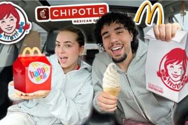 Eating Only KIDS MEALS At Fast Food Restaurants For 24 Hours!!