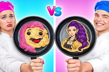 Boys VS Girls Cooking Challenge | Kitchen Hacks and Recipes by Multi DO Challenge
