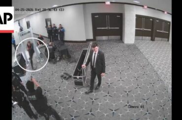 Prosecutors release video of man storming White House Correspondents’ Dinner
