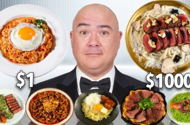 From $1 to $1000 Noodles… Is Expensive Actually Better?