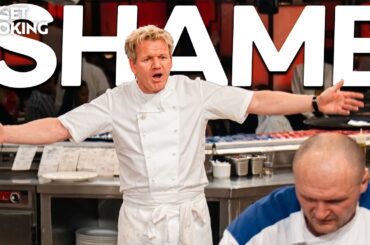 7 Pounds of Scallops in the Trash! | Hell's Kitchen USA