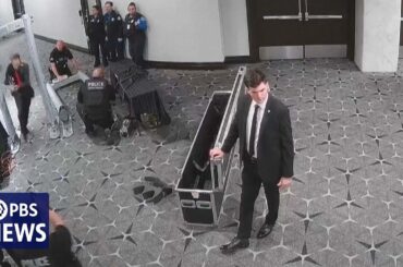 WATCH: Correspondents' dinner shooting suspect seen running through security in surveillance footage