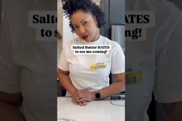 Salted butter is top tier!! #baking #cooking