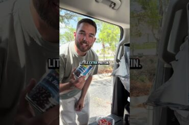 COOKING DINNER IN MY MINIVAN 😱🙌🏻 #dad #solodad #viral #cooking #food #meals #shorts #reels #fyp