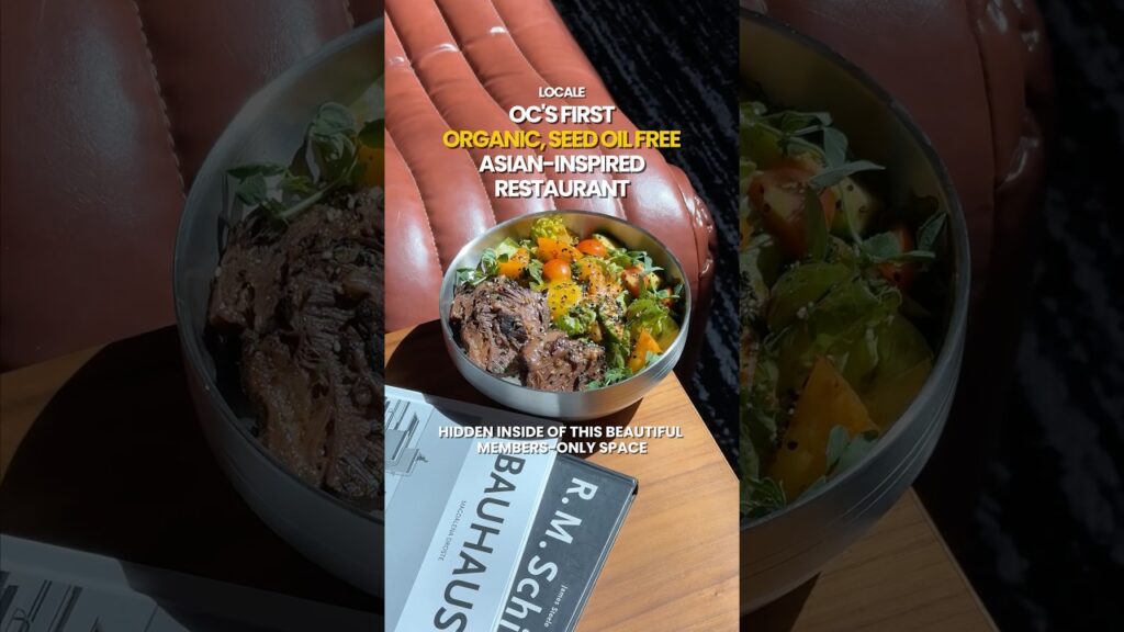 Ever Table Tustin CA. Organic seed oil free Asian restaurant. Chef Kee James Beard semifinalist.