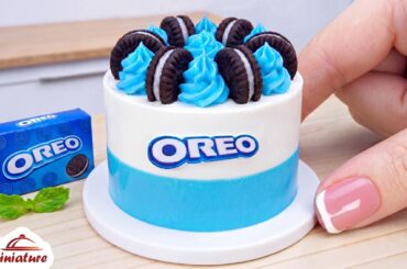 💎 Best Of Mini Blue Oreo Cake Decorating Ideas | ASMR Cooking Mini Food