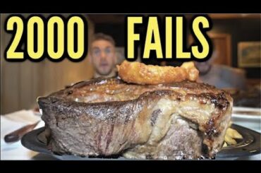 WORLD FAMOUS 72oz STEAK CHALLENGE | Man Vs Food Challenge At Sayler's In Portland Oregon!