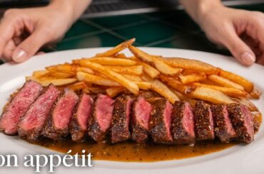 How a Master French Chef Makes Steak Frites At Home | Fundamental French Cooking | Bon Appétit