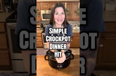 Simple Crockpot Dinner Hit #recipe #cooking #easyrecipe #fypシ #food #dinner #simple #chicken