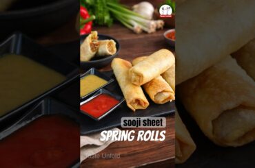 Perfectly Crispy Spring Rolls Every Time with semolina sheets #easyrecipe #cooking #foodshorts