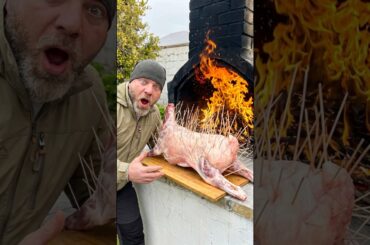 Whole Lamb Oven Roasted | Juicy & Crispy #food #cooking #lamb