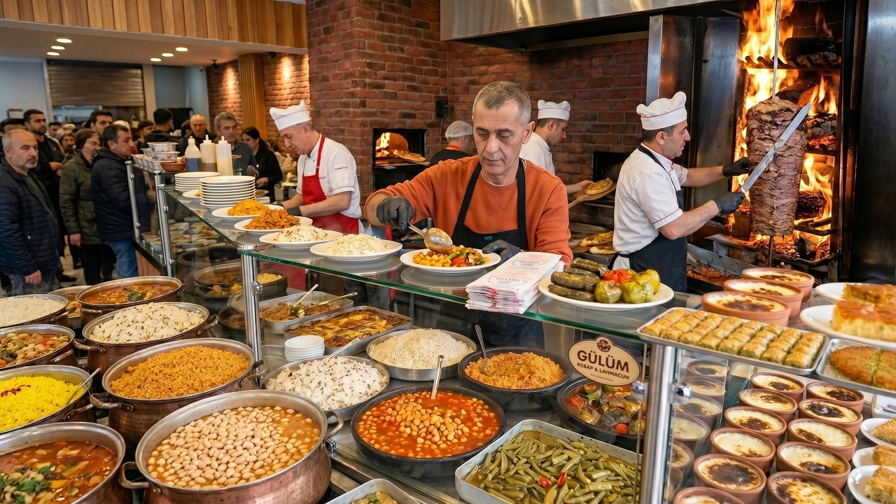 They Cook All Day Long! Inside a Turkish Kebab and Home Food Restaurant They Cook All Day Long! Inside a Turkish Kebab and Home Food Restaurant