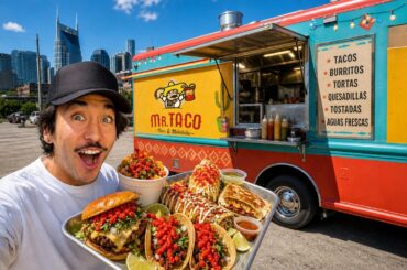 Eating at Random Food Trucks In My City...