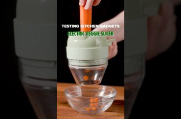 Testing Kitchen Gadgets: Electric Vegetable Slicer 🥕