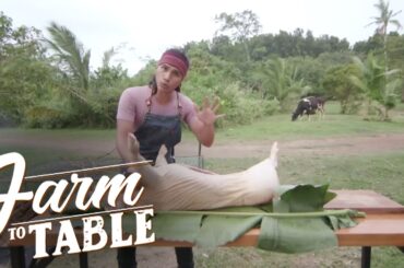 Chef JR Royol takes a crack at WHOLE HOG PORK BARBEQUE! | Farm to Table