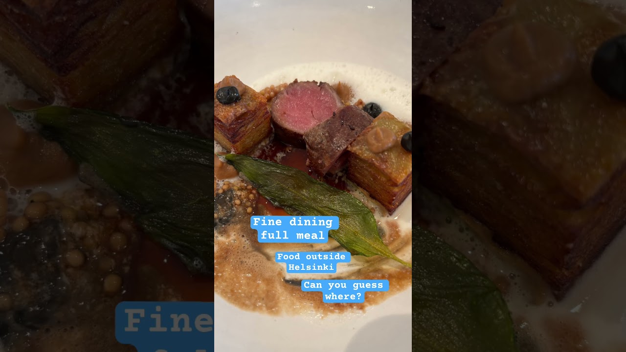 More FINE DINING in FINLAND! Nordic Cuisine at Its Finest. #culturejunkie More FINE DINING in FINLAND! Nordic Cuisine at Its Finest. #culturejunkie