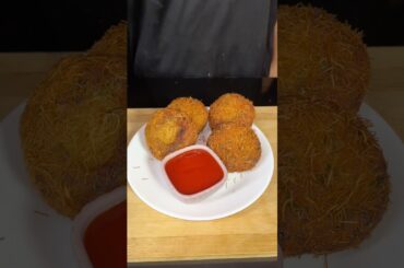 Potato & Bread Snack ASMR Cooking #shorts #asmr #food #cooking #snacks #streetfood #viral