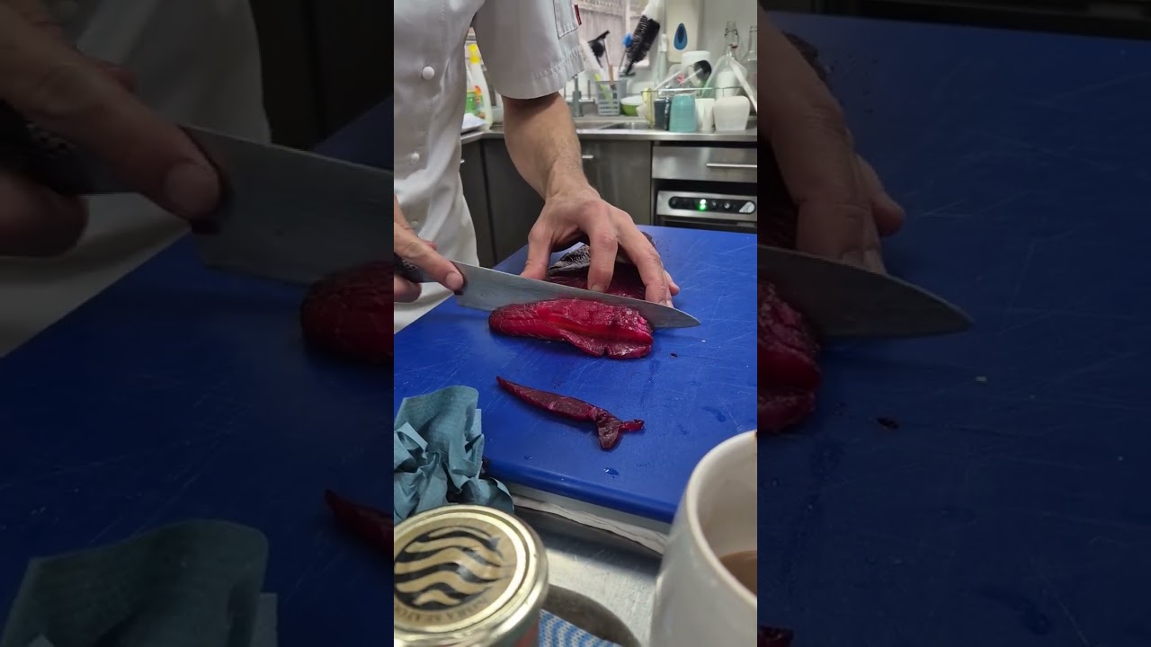Beetroot Cured Salmon | Fine Dining Prep by a London Caterer Beetroot Cured Salmon | Fine Dining Prep by a London Caterer
