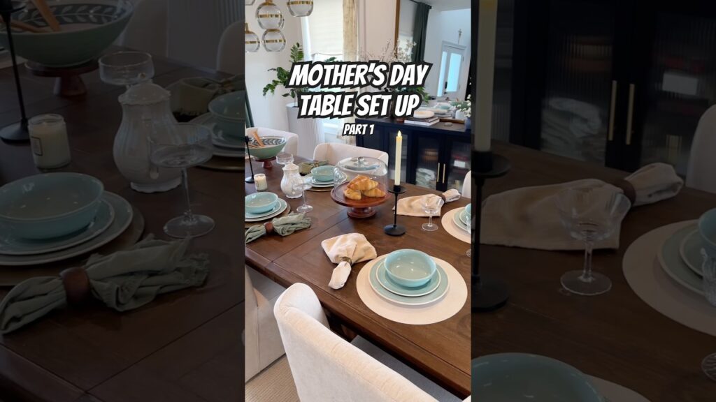 Putting Together a Table I’d Actually Serve Mom On For Mother’s Day!