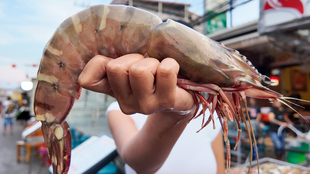 1 FOOT TIGER PRAWNS – Cooked 4 Different Ways in Thailand 🇹🇭 1 FOOT TIGER PRAWNS – Cooked 4 Different Ways in Thailand 🇹🇭