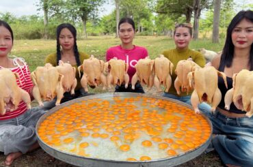 Amazing cooking chicken with eggs recipe