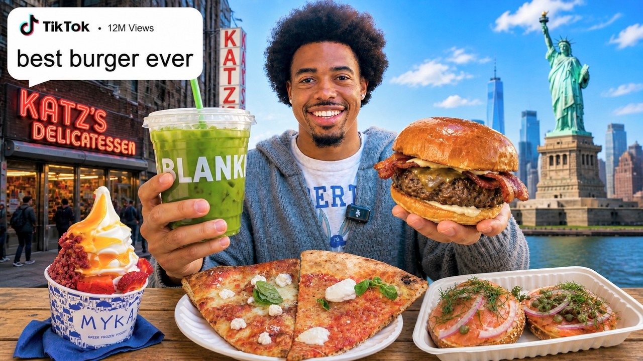 Trying Viral TikTok Foods in New York Trying Viral TikTok Foods in New York