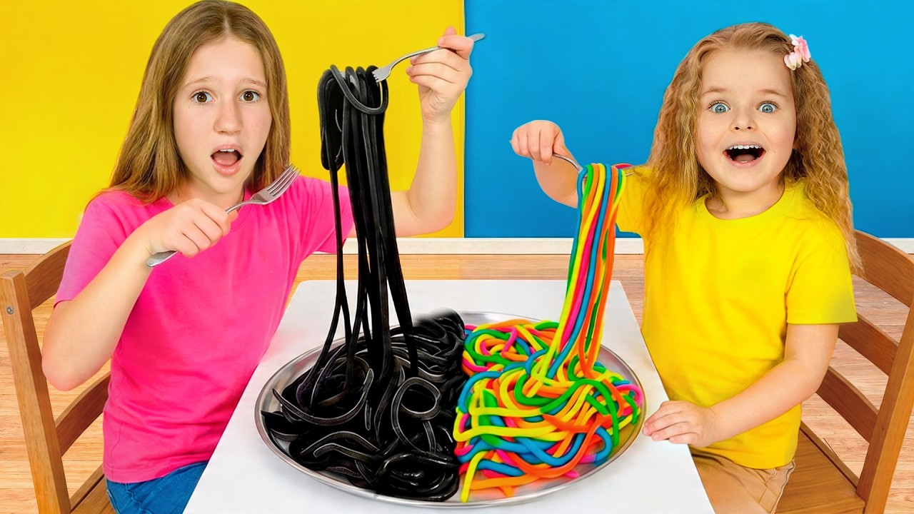 Nastya is learning how to cook healthy and creative food Nastya is learning how to cook healthy and creative food