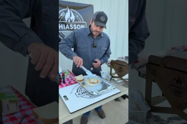 Cooking breakfast outside on the hauler grill #chiassonsmoke #cooking #outdoorgrill