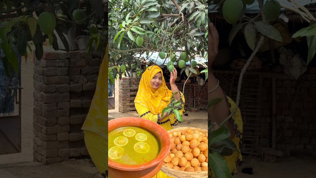 Raw Mango Fuchka Panipuri Recipe #shorts #fuchka #panipurirecipe #cooking Raw Mango Fuchka Panipuri Recipe #shorts #fuchka #panipurirecipe #cooking