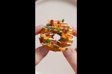 Loaded Baked Potato Donuts 🥔🍩
