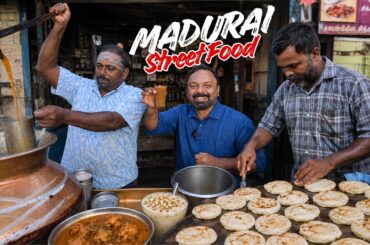 മധുരൈയിലെ പൊളി രുചികൾ! Madurai Street Food Tour | Bun Parotta, Kari Dosai & Jigarthanda