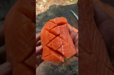 Cooking Walmart salmon #fishing #cooking #outdoors
