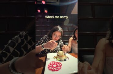 What I ate at a *5 star restaurant*🍝 Didi’s birthday dinner🥡 #minivlog #whatieatinaday #dinner