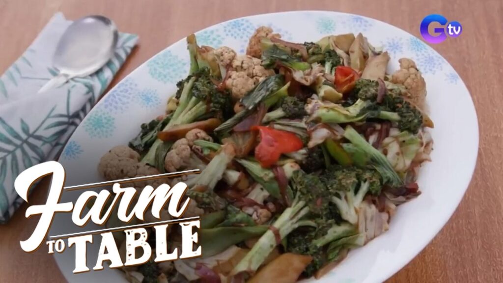 Utilizing Cauliflower and Broccoli Stems in Stir-Fry Vegetables! | Farm to Table