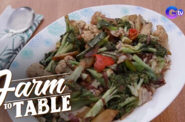 Utilizing Cauliflower and Broccoli Stems in Stir-Fry Vegetables! | Farm to Table