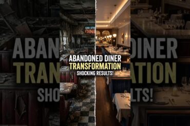 Destroyed Restaurant Restored Into Modern Luxury Dining #timelapse