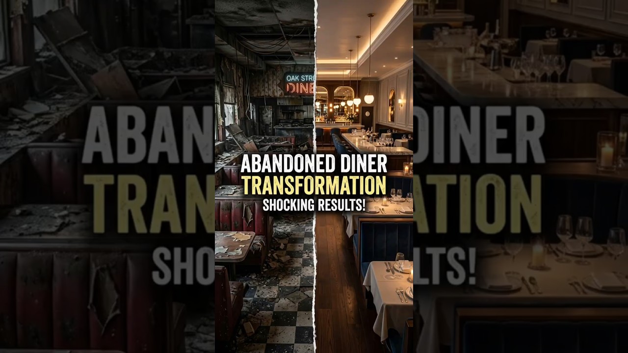 Destroyed Restaurant Restored Into Modern Luxury Dining #timelapse Destroyed Restaurant Restored Into Modern Luxury Dining #timelapse