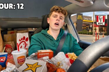I Ate EVERY Drive-Thru In America In 24 Hours!