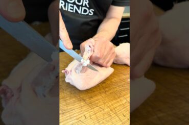 Fine dining 🍽️ French Trimmed Chicken Supreme 🐔 #chicken #chickenrecipe #finedining #meat #butcher