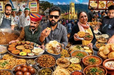 Tried Shimla’s Most UNEXPECTED Indian Street Food | 5 MUST HAVE Foods On Mall Road Shimla Food Tour