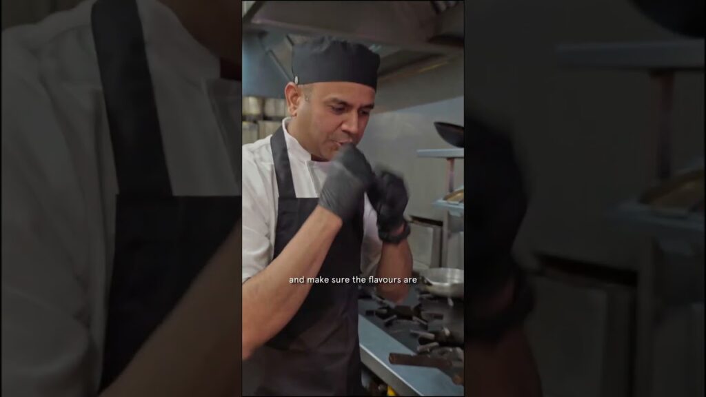 Chef Gaurav in the Kitchen for Anniversary Menu
