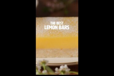 How To Make The Perfect Lemon Bars🍋✨