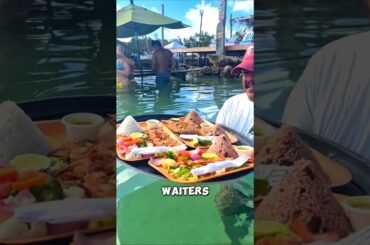 Why Are Waiters Serving Food in Water 🤯