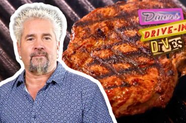 Guy Digs Into Legendary Steaks in Oklahoma City, OK 🥩🔥 | Diners, Drive-Ins and Dives | Food Network
