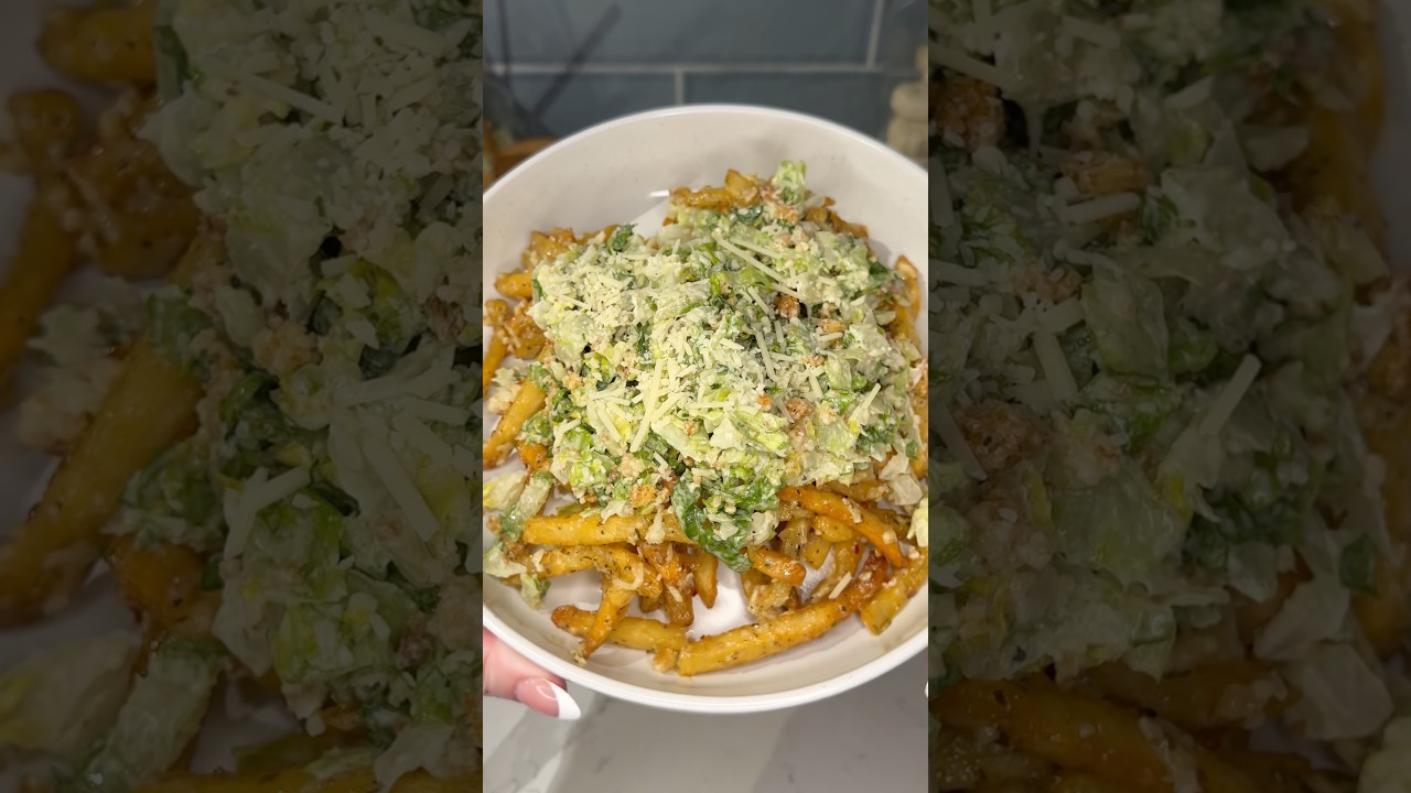 viral caesar salad loaded fries recipe π₯π#recipe #shorts #cooking #fries #food #easyrecipe #snacks viral caesar salad loaded fries recipe π₯π#recipe #shorts #cooking #fries #food #easyrecipe #snacks