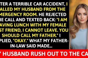 After My Car Accident, My Husband Chose Fine Dining With His Female Friend—FIL Made Him Regret I