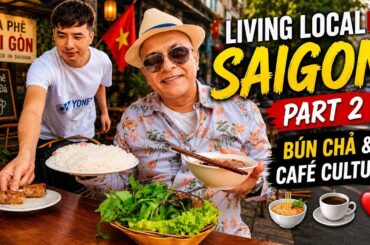 Saigon Beyond the Tourist Trail: Café Rituals, Bún Chả & More! Living Like A Local In Vietnam 🇻🇳🥢✨