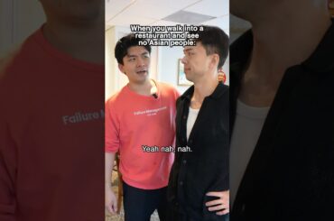 Restaurants without Asians vs with Asians @hafu