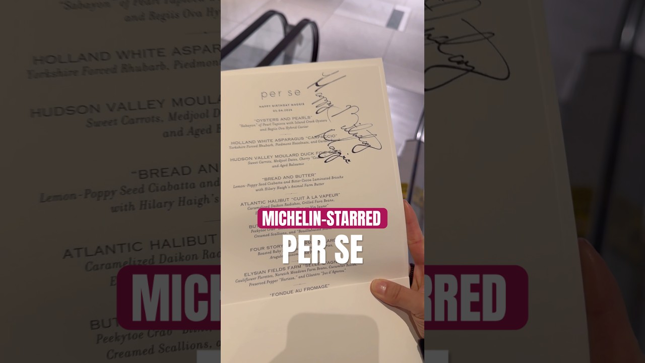 ⭐️ BDAY at Michelin-starred Restaurant PER SE ! New York City Fine Dining Restaurant Review ⭐️ BDAY at Michelin-starred Restaurant PER SE ! New York City Fine Dining Restaurant Review